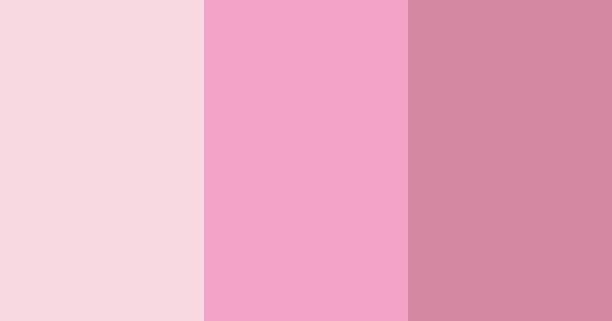 Download pink macaron color palette PNG image (landscape)