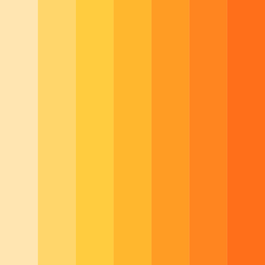 Download sunset sorbet color palette PNG image (square)