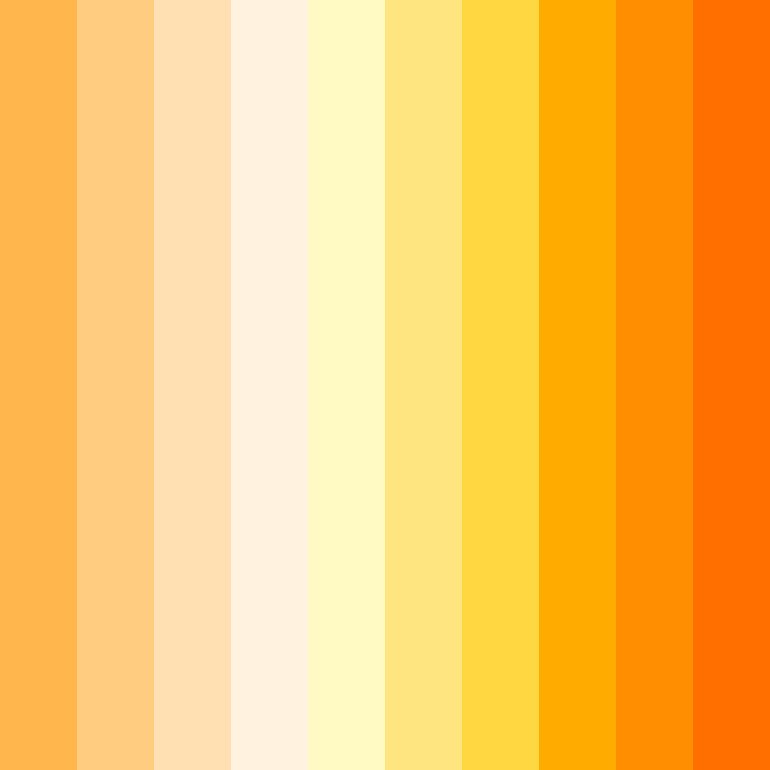 Download sunset sorbet color palette PNG image (square)