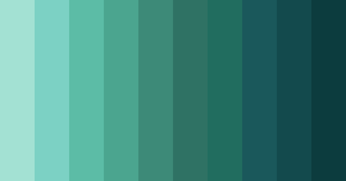 Download tropical serenity color palette PNG image (landscape)