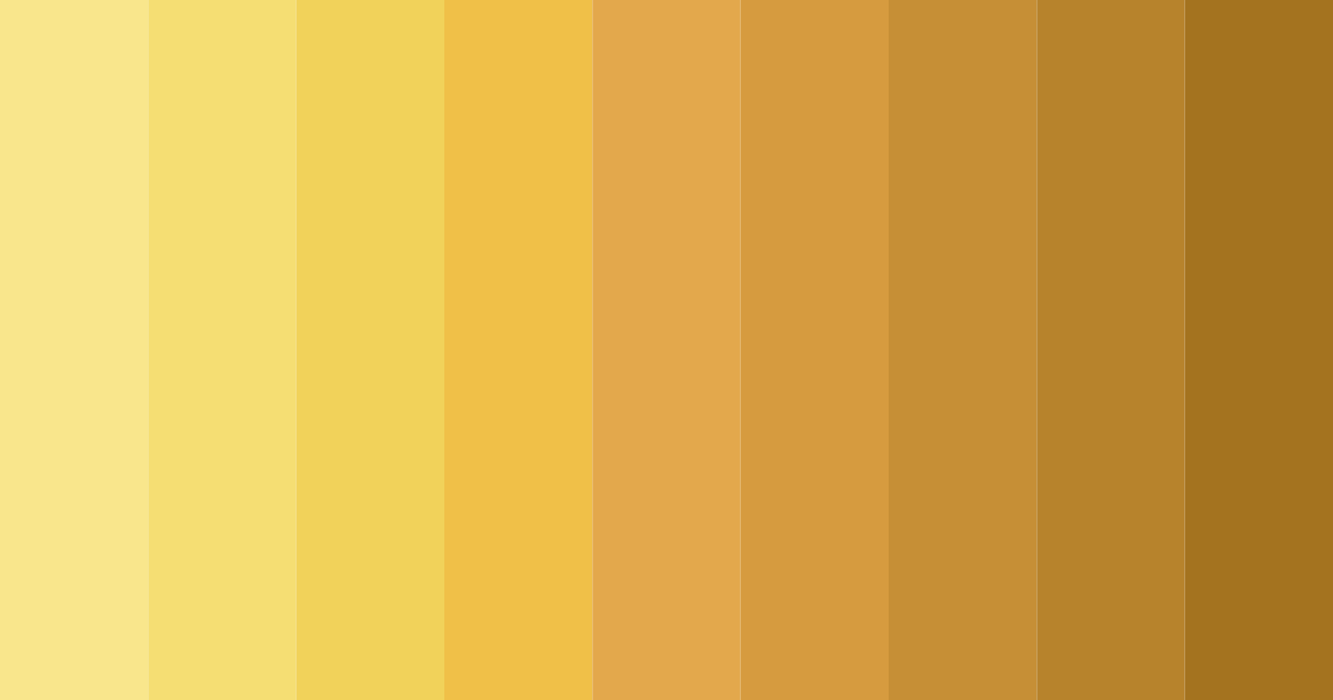 Download smooth gold color palette PNG image (landscape)