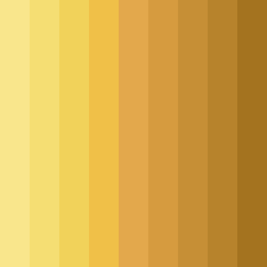 Download smooth gold color palette PNG image (square)