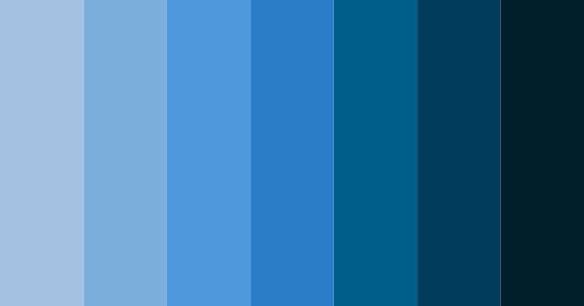 Download deep blue color palette PNG image (landscape)