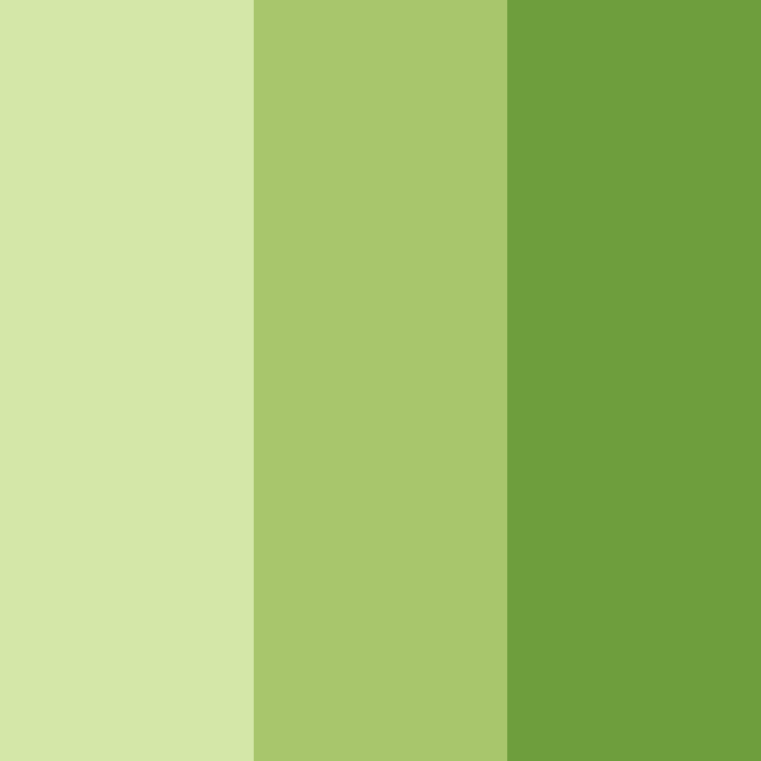 Download shades of yellow green color palette PNG image (square)