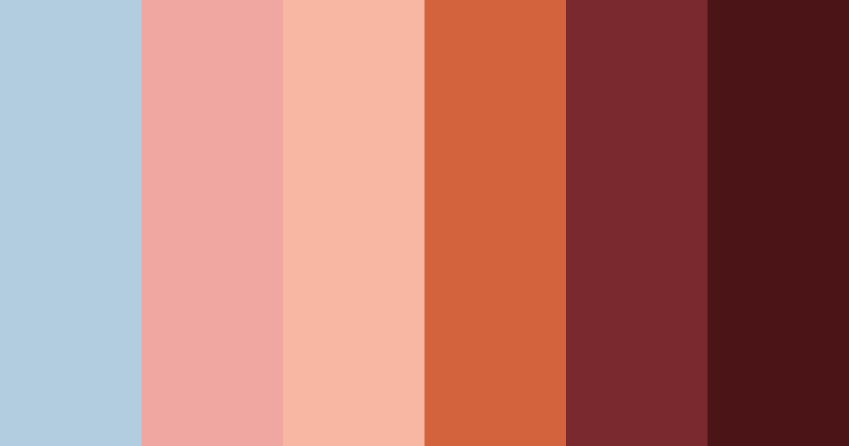 Download muted red color palette PNG image (landscape)