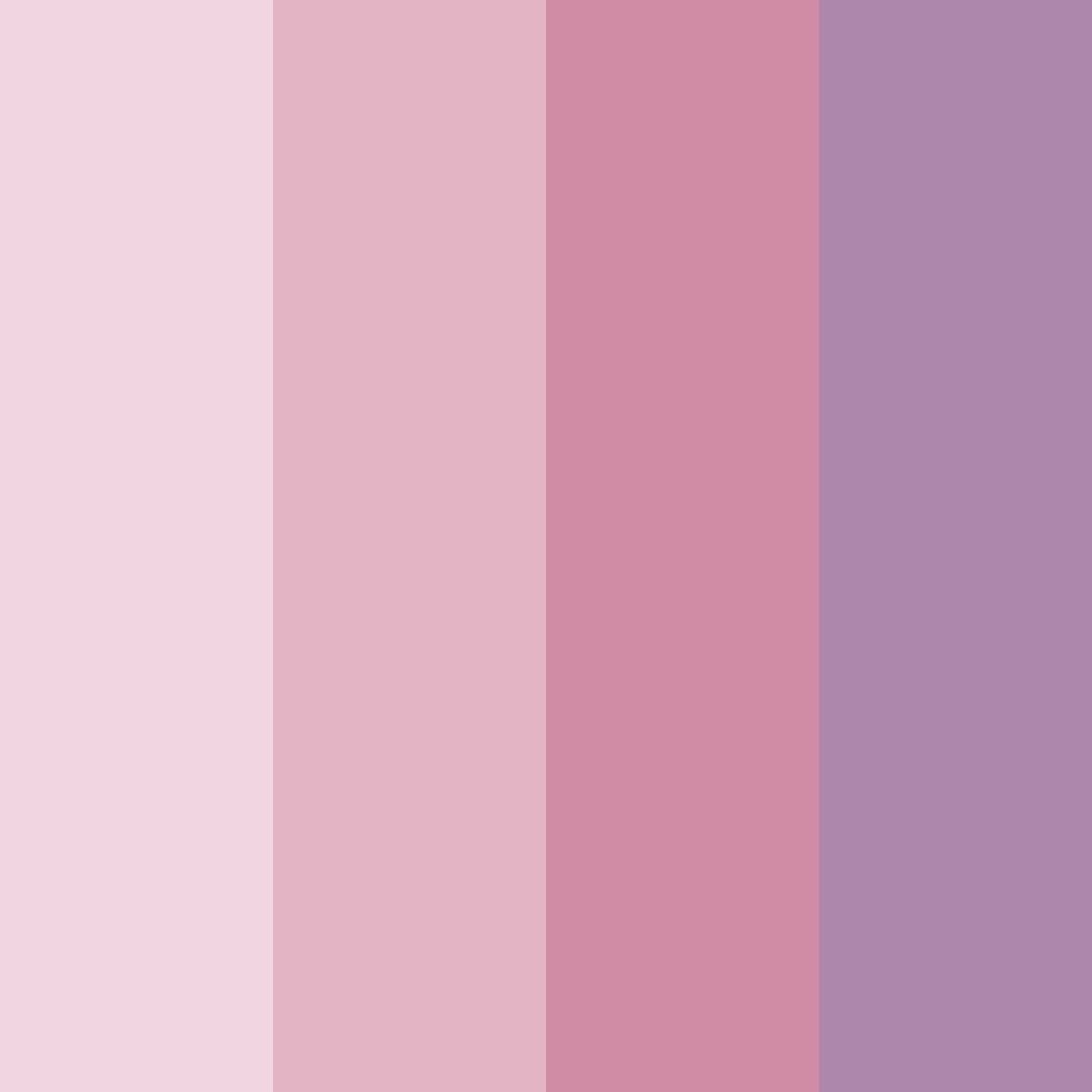 Download pink shades color palette PNG image (square)