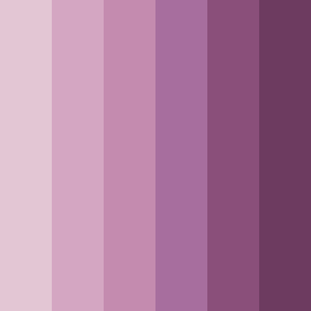 Download blushing blooms color palette PNG image (square)