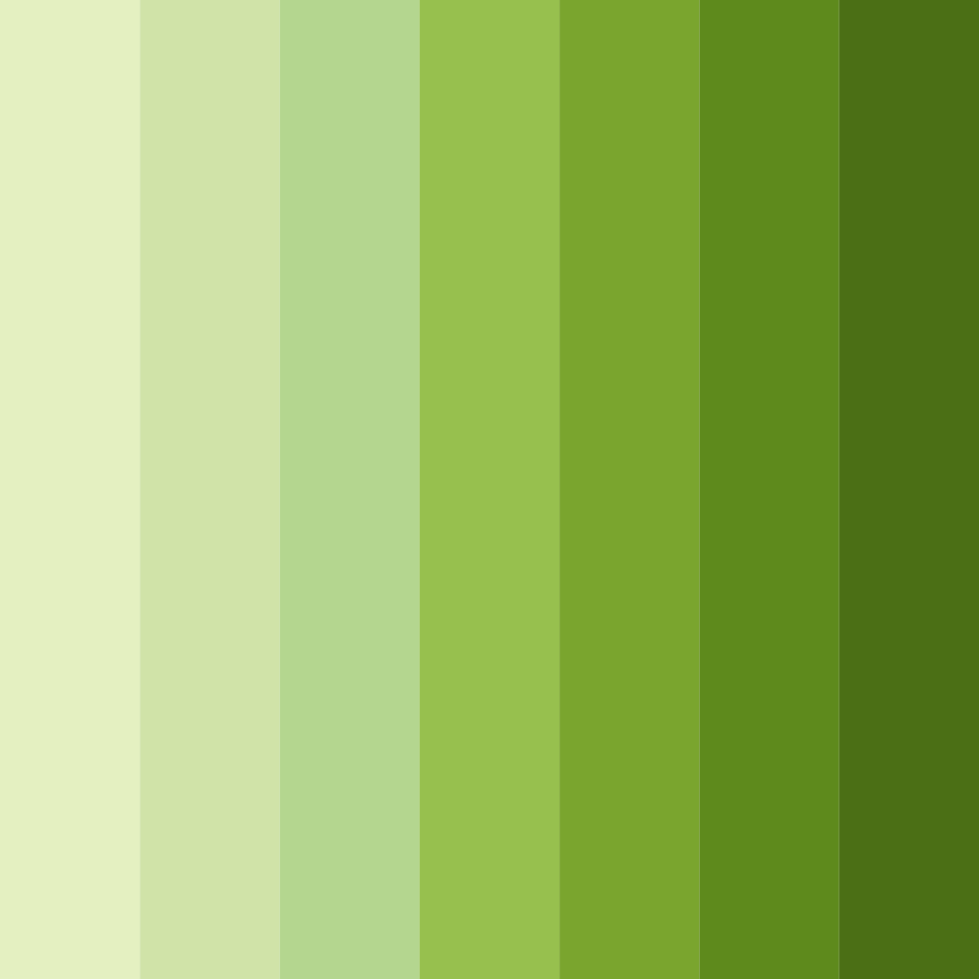 Download lush meadow harmony color palette PNG image (square)