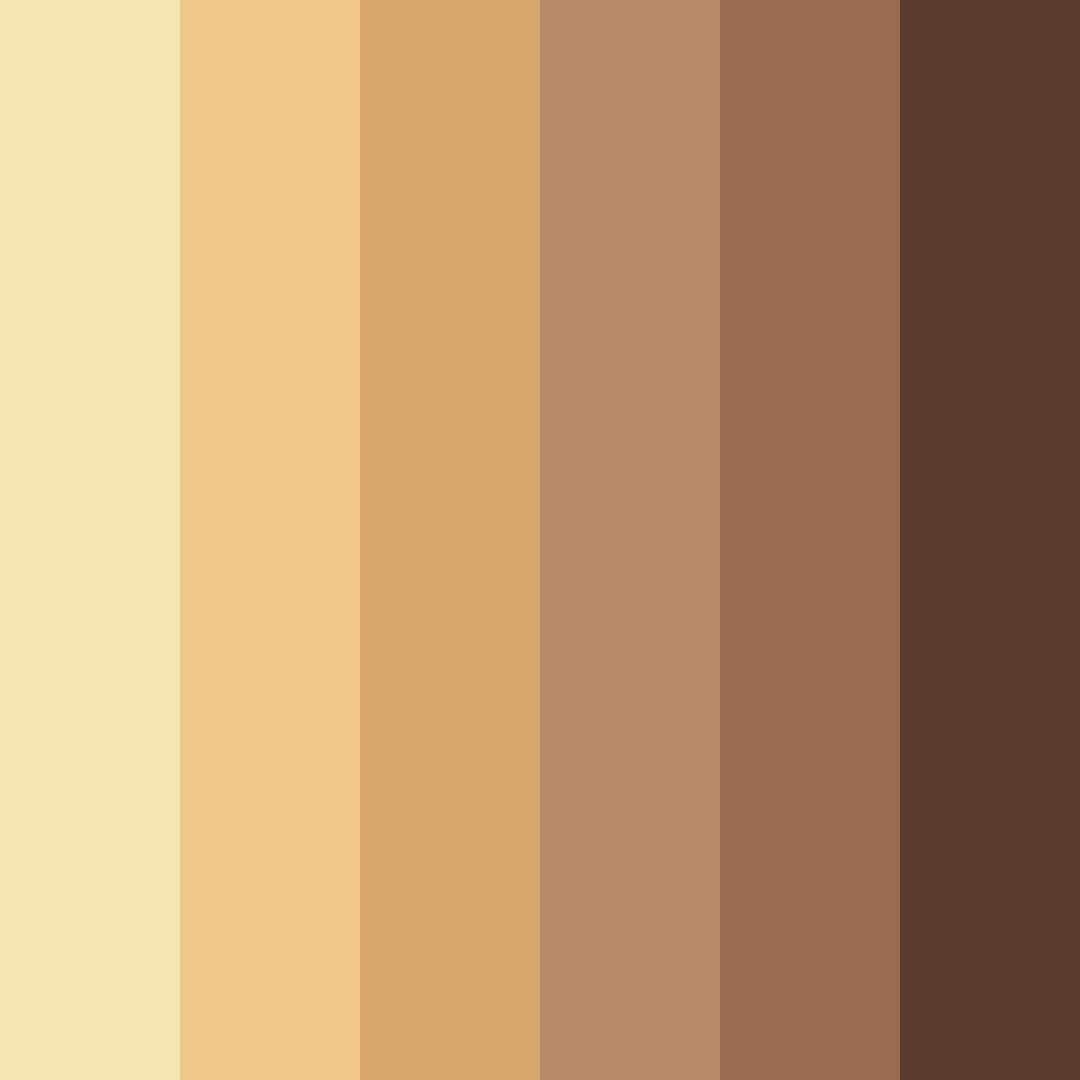 Download brown vampire color palette PNG image (square)