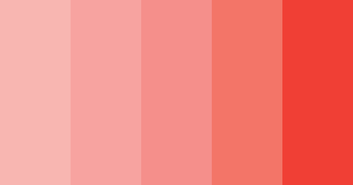 Download bright red color palette PNG image (landscape)