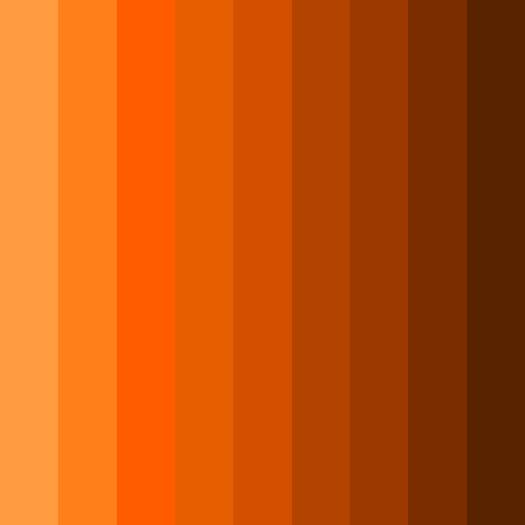 Download ember glow color palette PNG image (square)