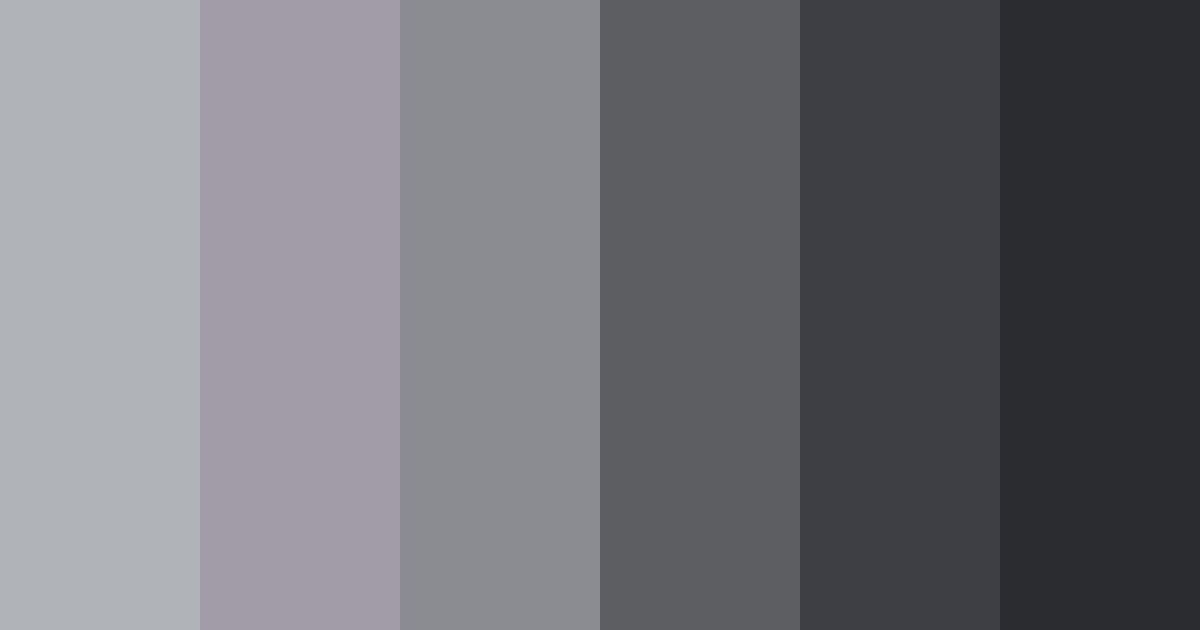 Download dark charcoal gray color palette PNG image (landscape)