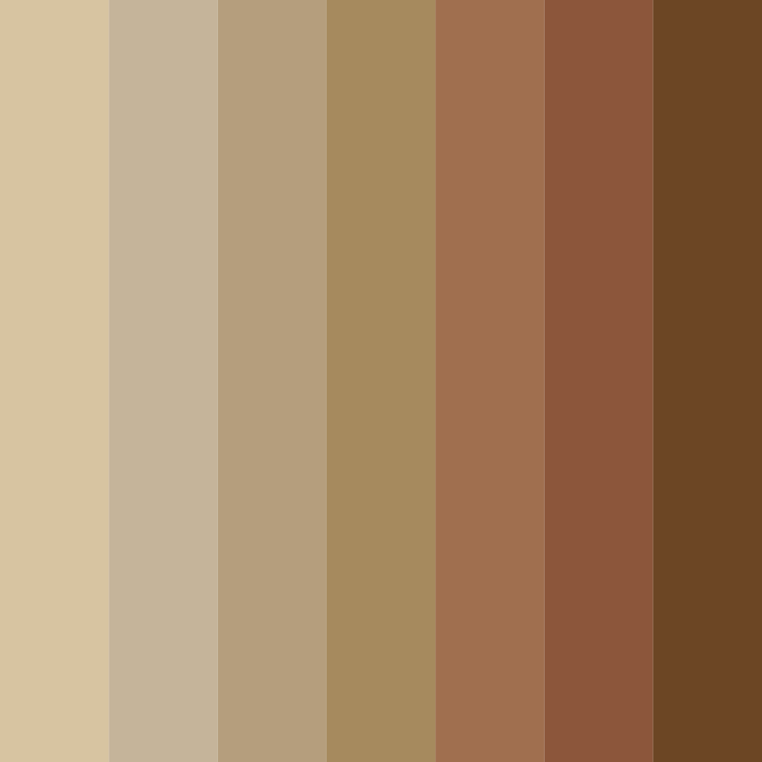 Download dark brown color palette PNG image (square)