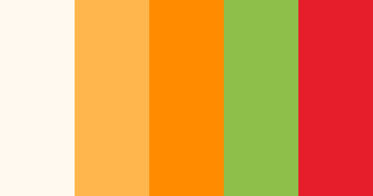 Download vibrant orchard delight color palette PNG image (landscape)