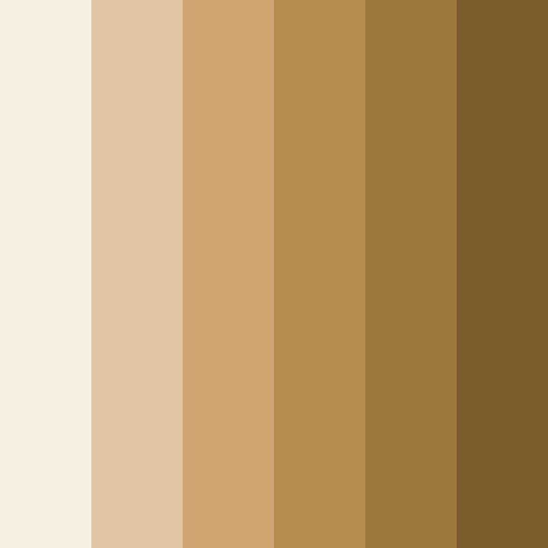 Download beige tones color palette PNG image (square)