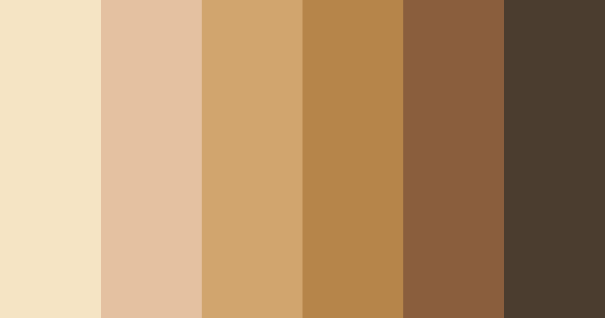Download beige heritage color palette PNG image (landscape)