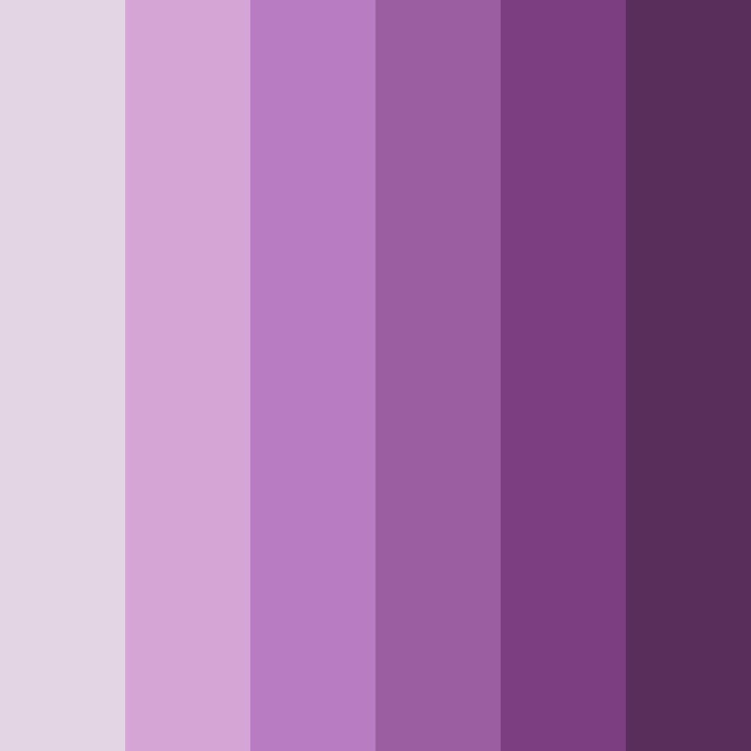 Download dreamy amethyst horizon color palette PNG image (square)