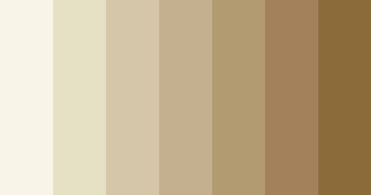 Download ivory tones color palette PNG image (landscape)