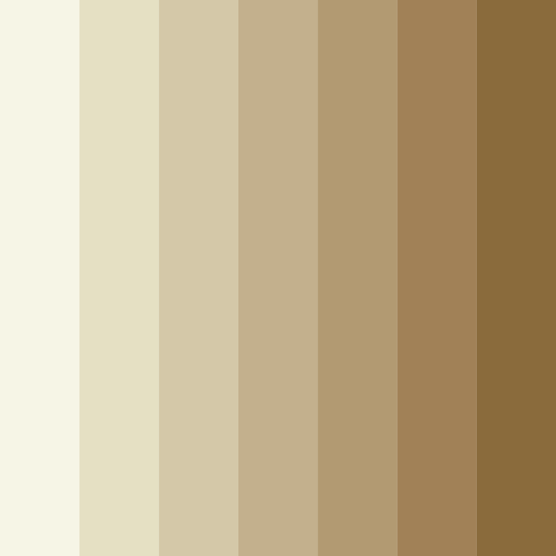 Download ivory tones color palette PNG image (square)