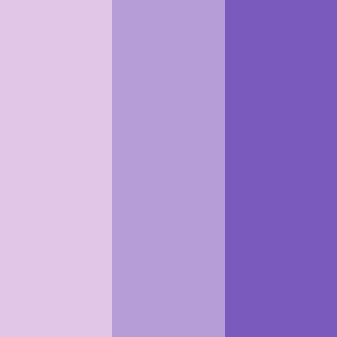 Download whimsical lavender dreams color palette PNG image (square)