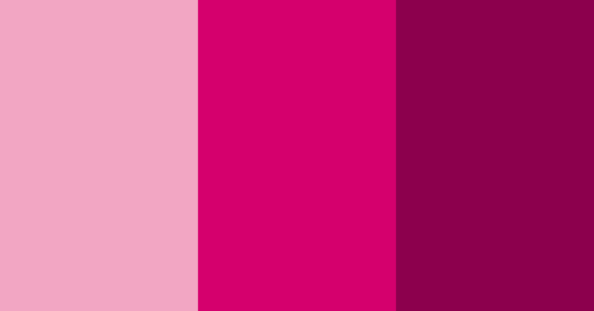 Download fuchsia dreams color palette PNG image (landscape)
