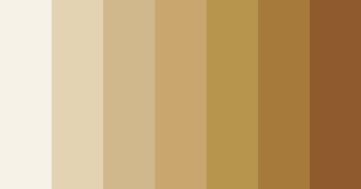 Download creamy spiced delight color palette PNG image (landscape)