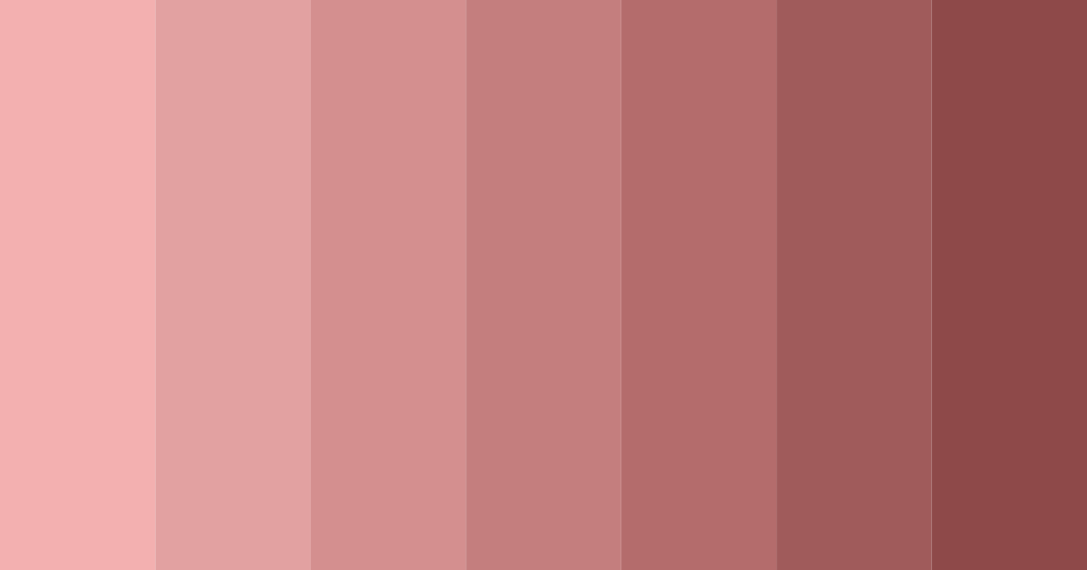 Download rosy ember color palette PNG image (landscape)