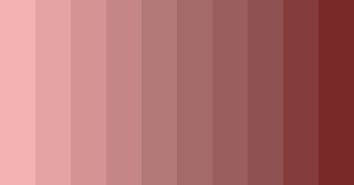 Download rosy ember color palette PNG image (landscape)