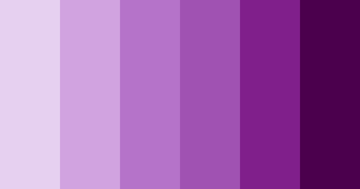 Download enchanted amethyst color palette PNG image (landscape)