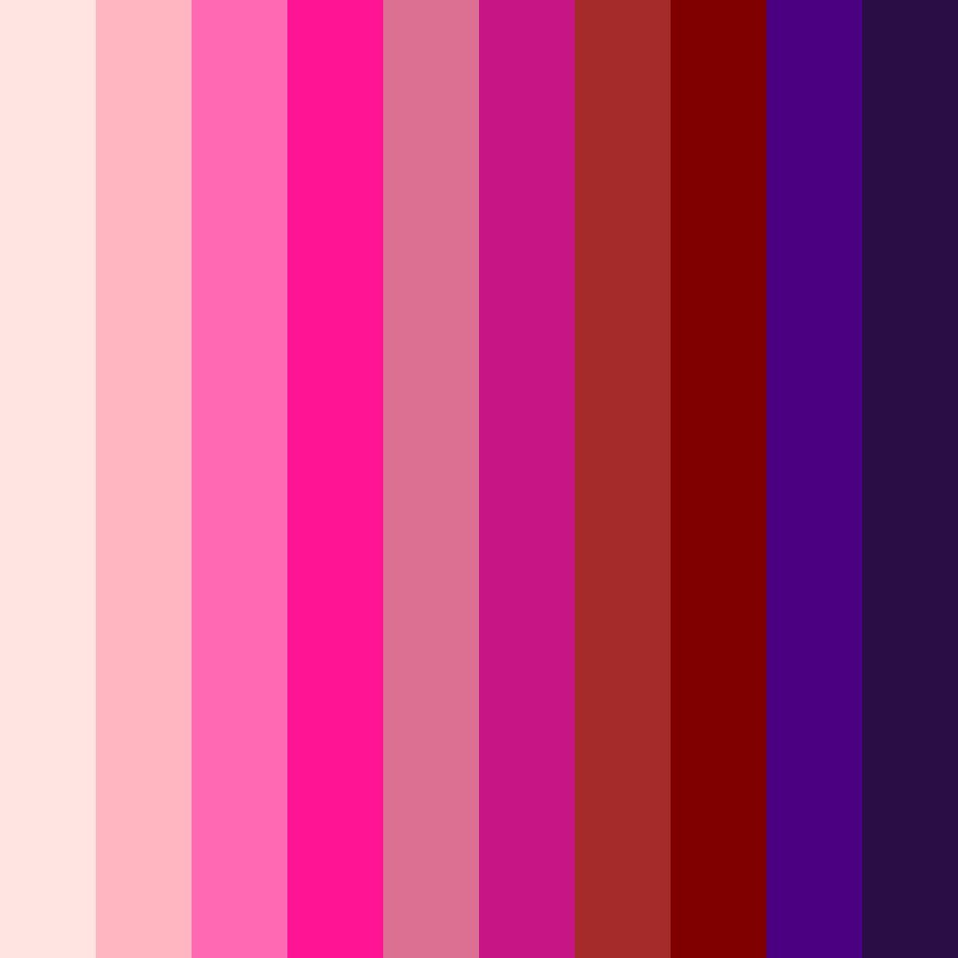 Download light pink delight color palette PNG image (square)