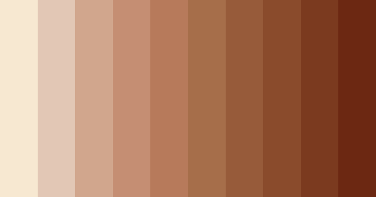 Download café crème dream color palette PNG image (landscape)