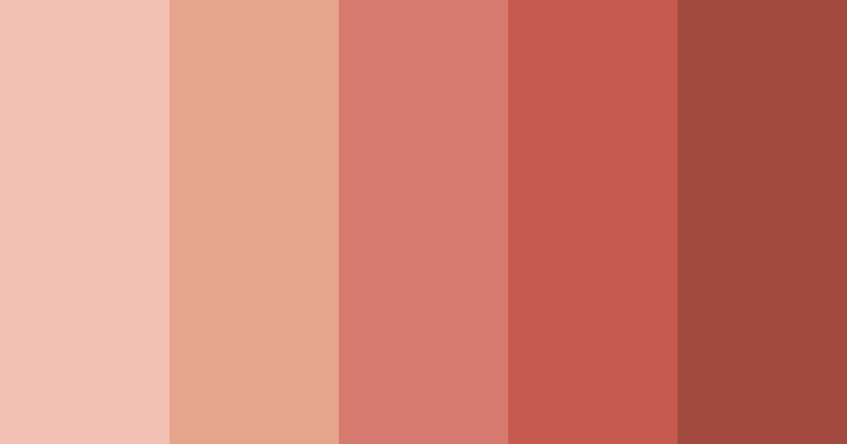Download sandstone red shades color palette PNG image (landscape)