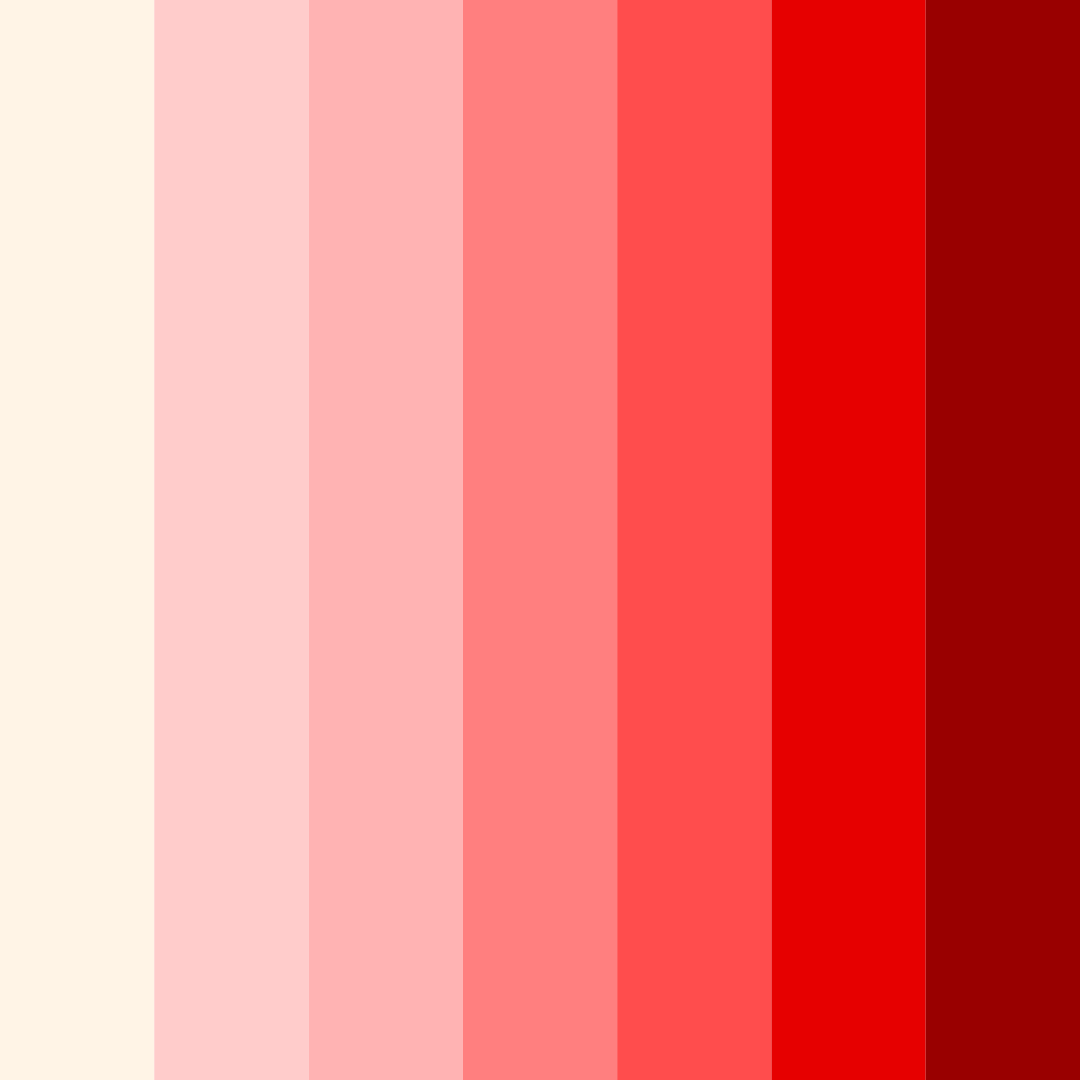 Download crimson creamsicle color palette PNG image (square)