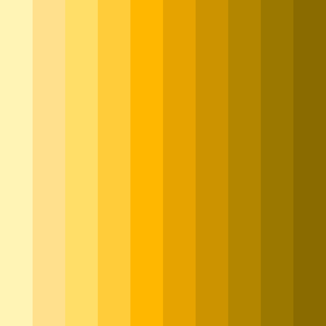 Download bright yellow bee color palette PNG image (square)