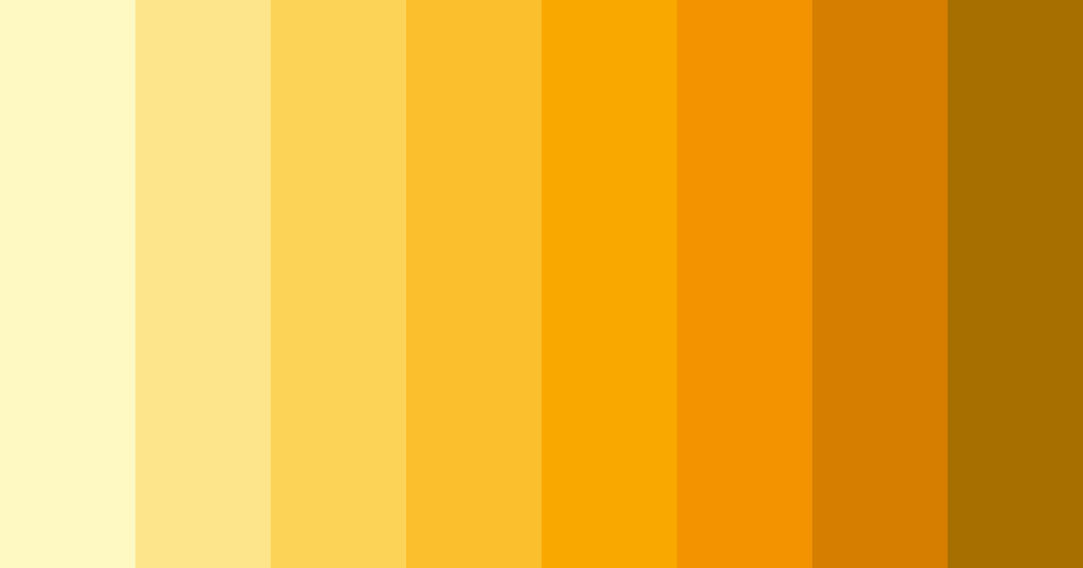 Download golden nectar color palette PNG image (landscape)