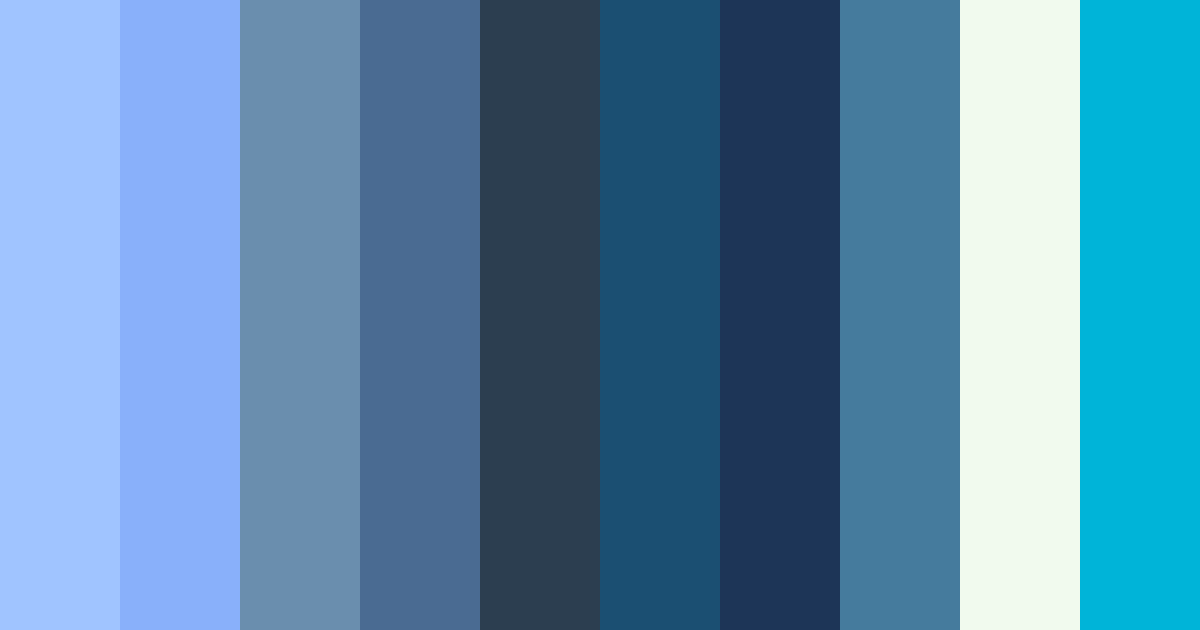 Download azure dreamscape color palette PNG image (landscape)