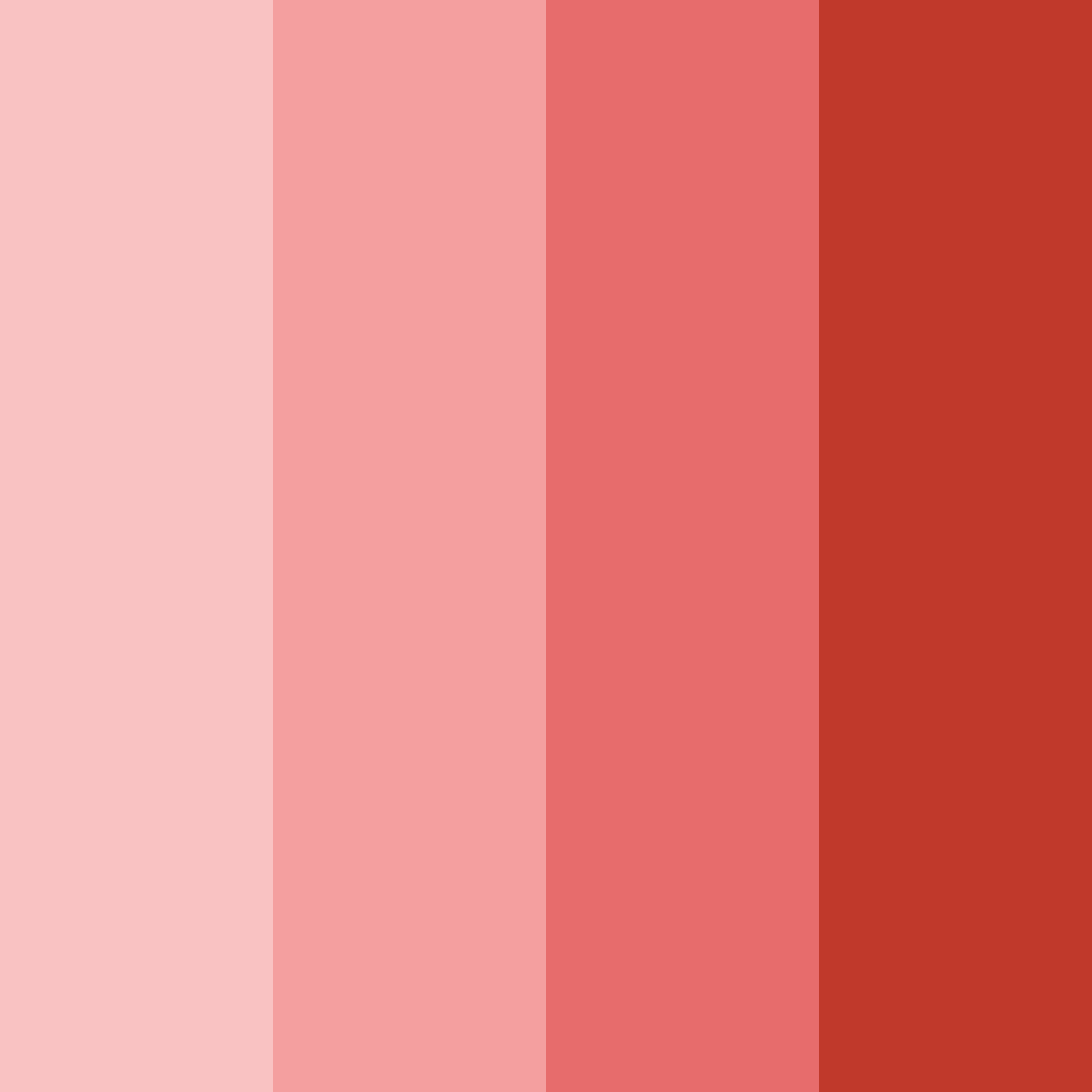 Download blush crimson harmony color palette PNG image (square)