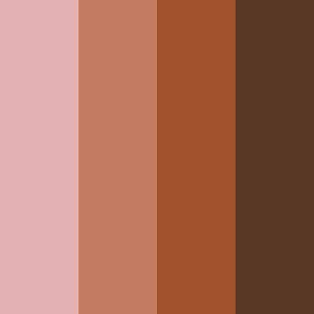 Download red earth color palette PNG image (square)