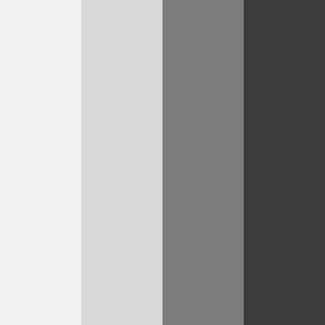 Download shades of gray color palette PNG image (square)