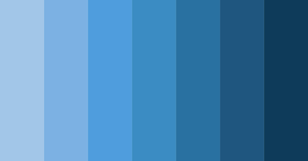 Download azure cascade color palette PNG image (landscape)