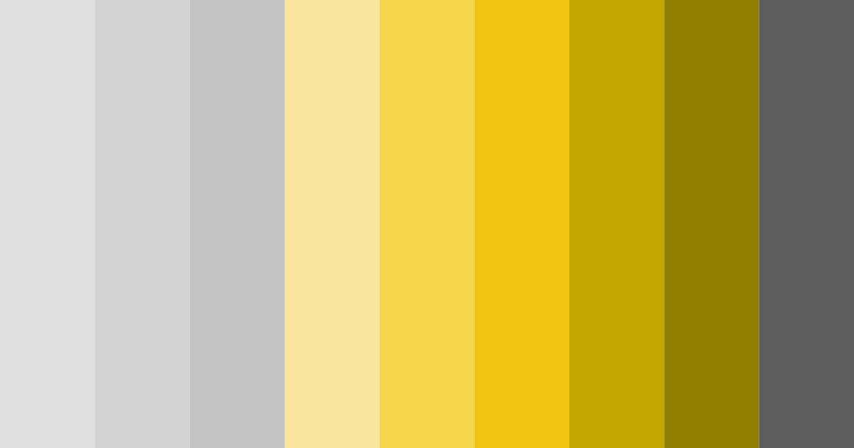 Download gray and yellow harmony color palette PNG image (landscape)