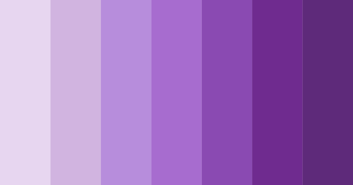 Download violet reverie color palette PNG image (landscape)