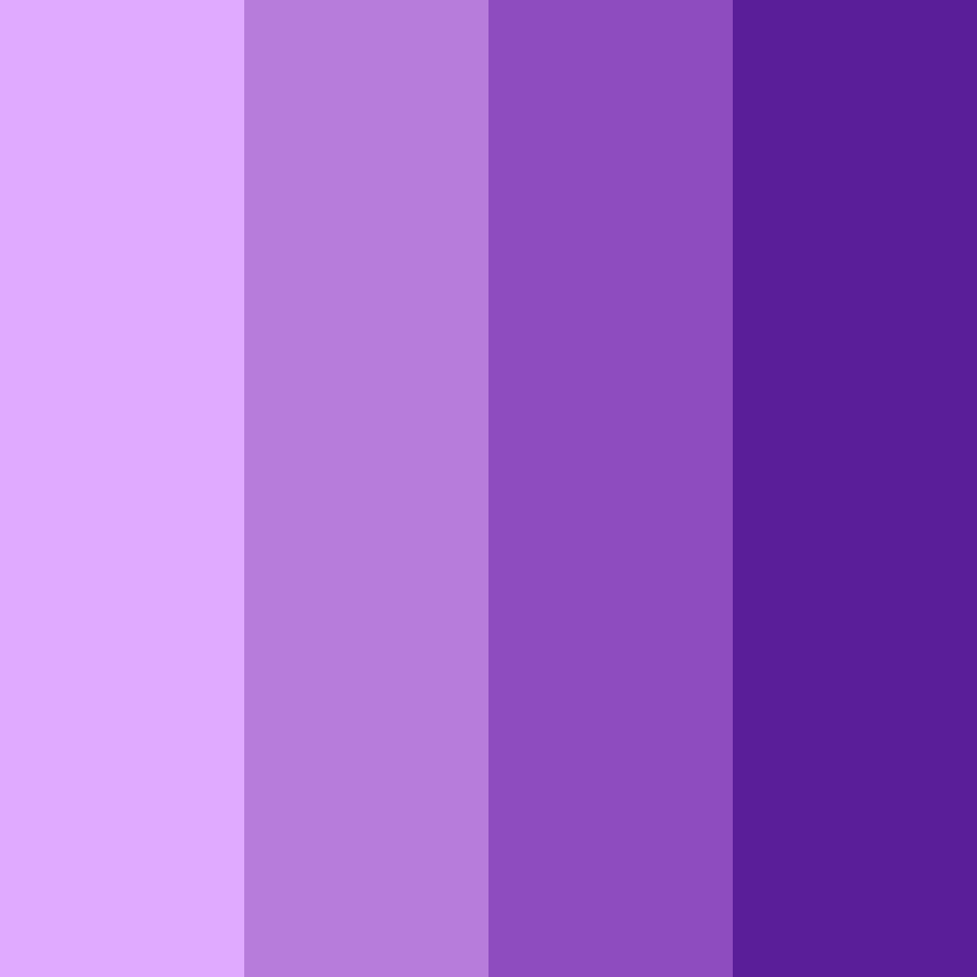 Download digital amethyst color palette PNG image (square)