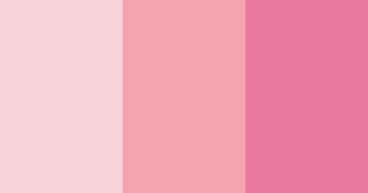 Download pastel pink dreams color palette PNG image (landscape)