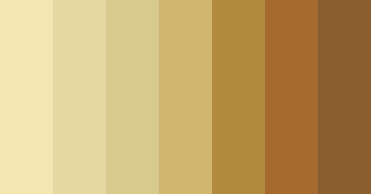 Download warm beige color palette PNG image (landscape)
