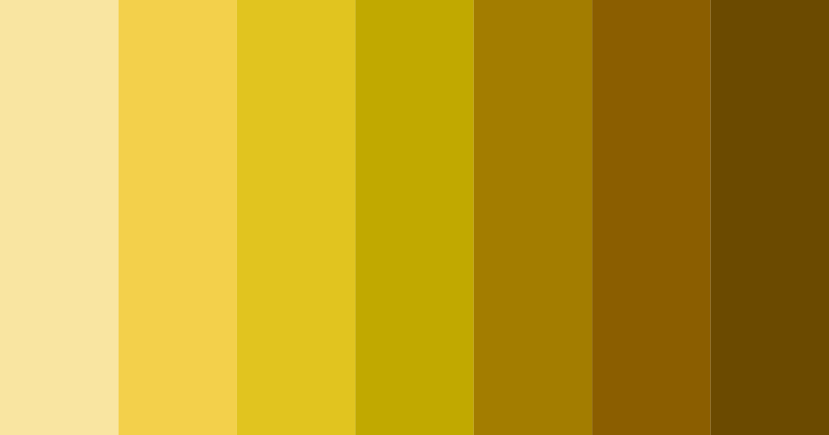 Download golden creamdream color palette PNG image (landscape)