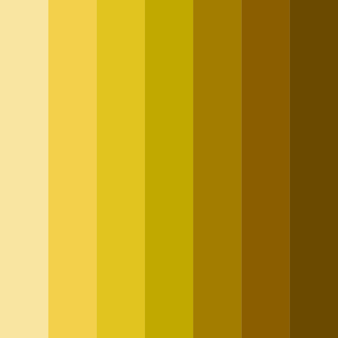 Download golden creamdream color palette PNG image (square)