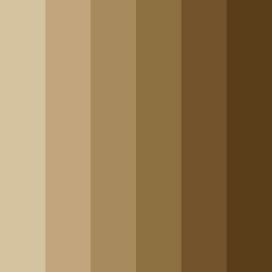 Download earthy chai harmony color palette PNG image (square)