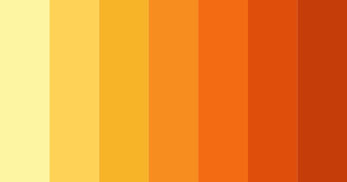 Download sunset citrus delight color palette PNG image (landscape)