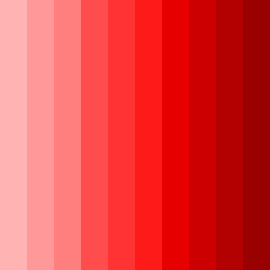 Download crimson coral symphony color palette PNG image (square)